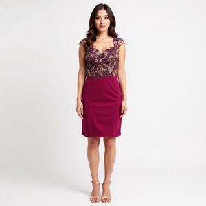 Elizabeth K for GLS Collective Embroidered Floral Dress -New - Flaws